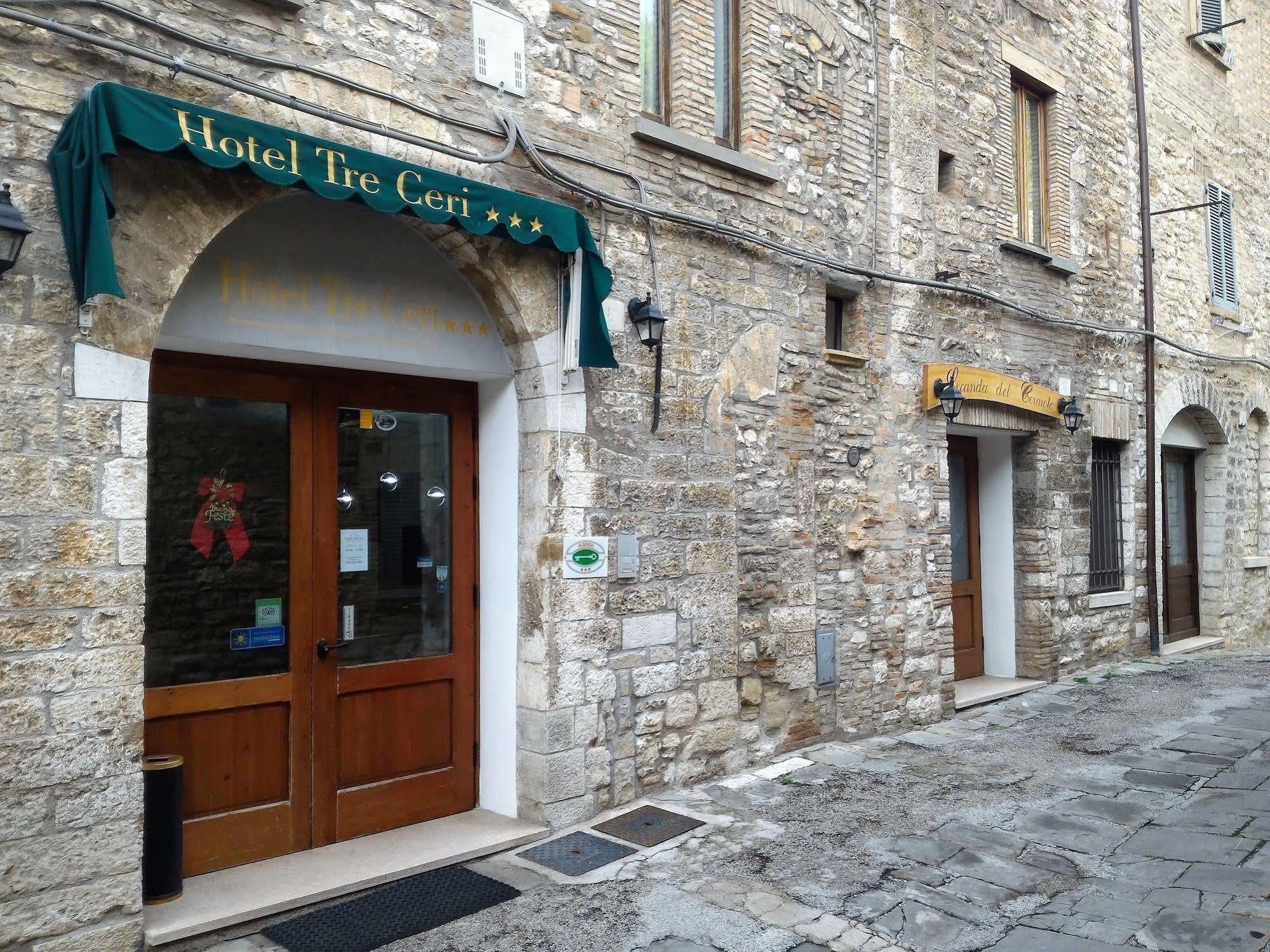 Hotel Tre Ceri Gubbio Exteriér fotografie